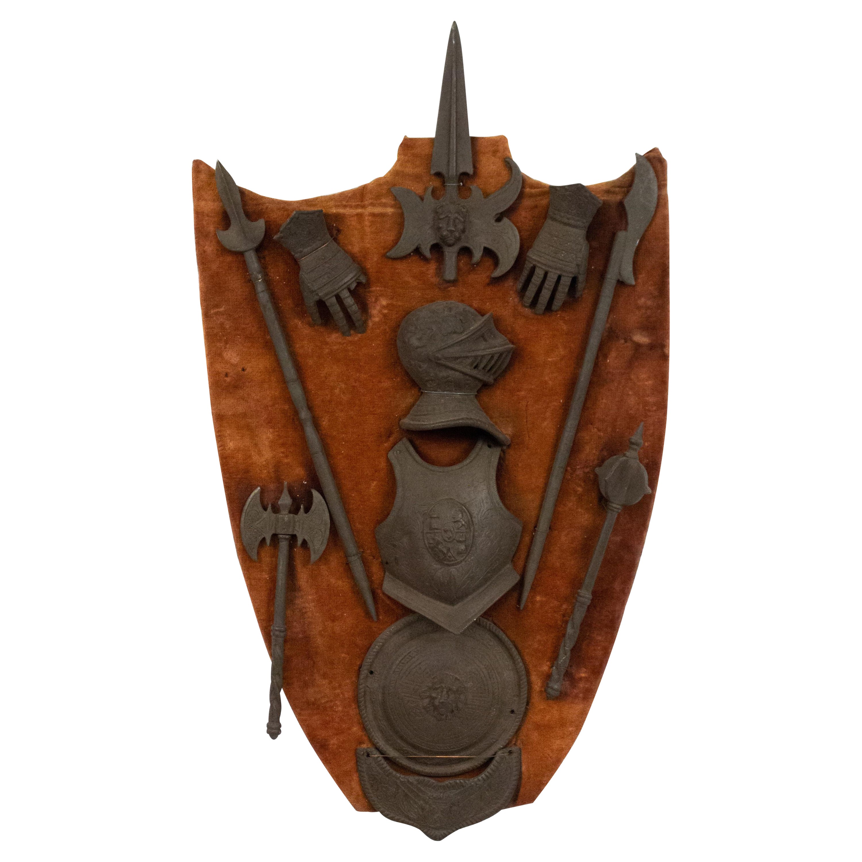 English Renaissance Style Novelty Shield For Sale