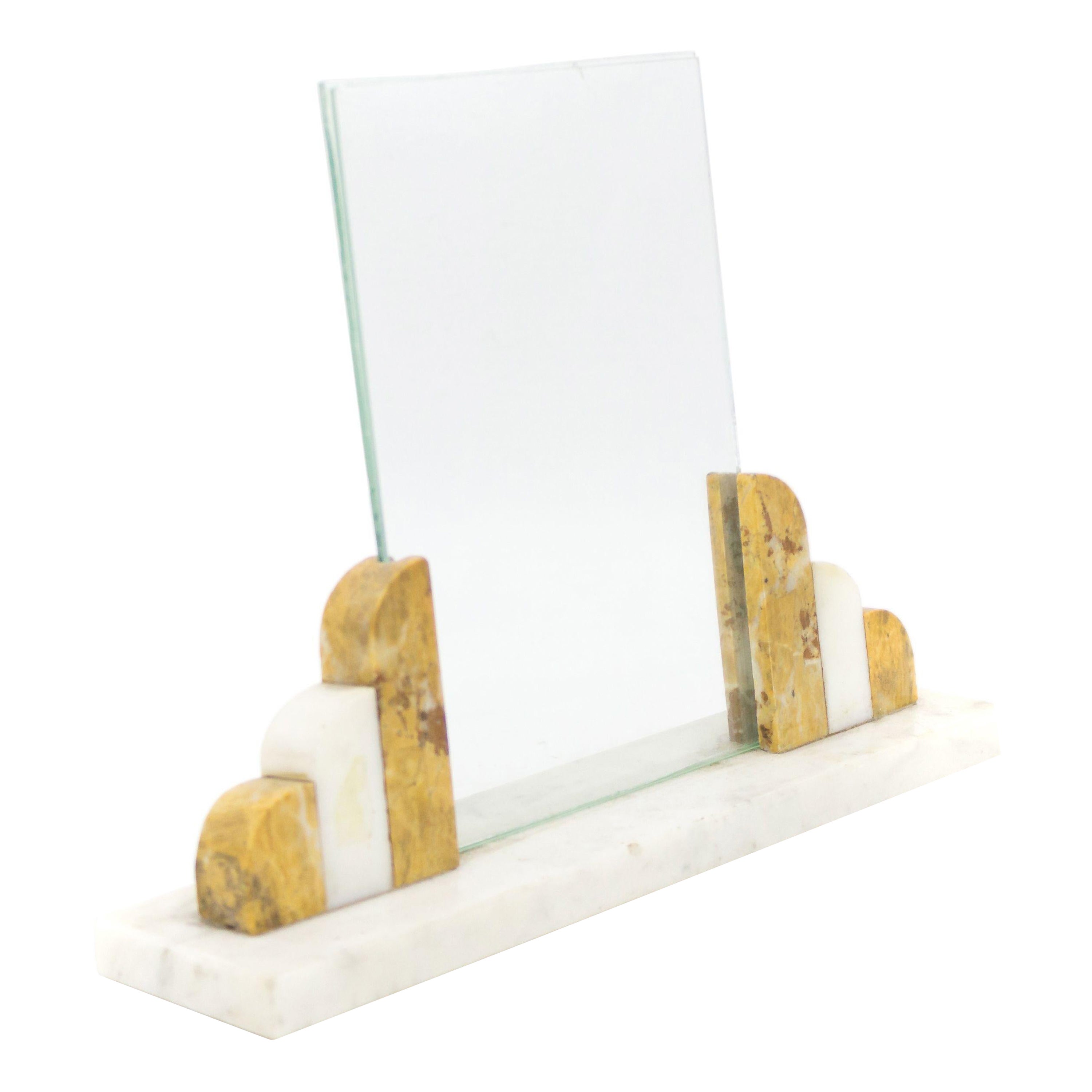 Art Deco Marble Picture Frame For Sale