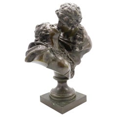19th Century Louis XVI Style Bronze Houdon Bust
