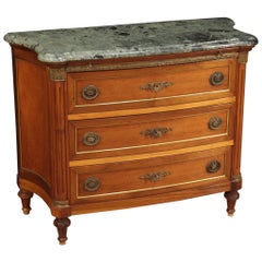 20th Century in Wood with Marble Top French Dresser, 1960