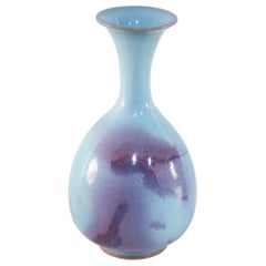 Chinese Blue and Purple Glazing Porcelain Vase