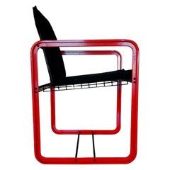 Chair "Quadra" Design Gigante Zambusi Boccato for Seccose, 1980s