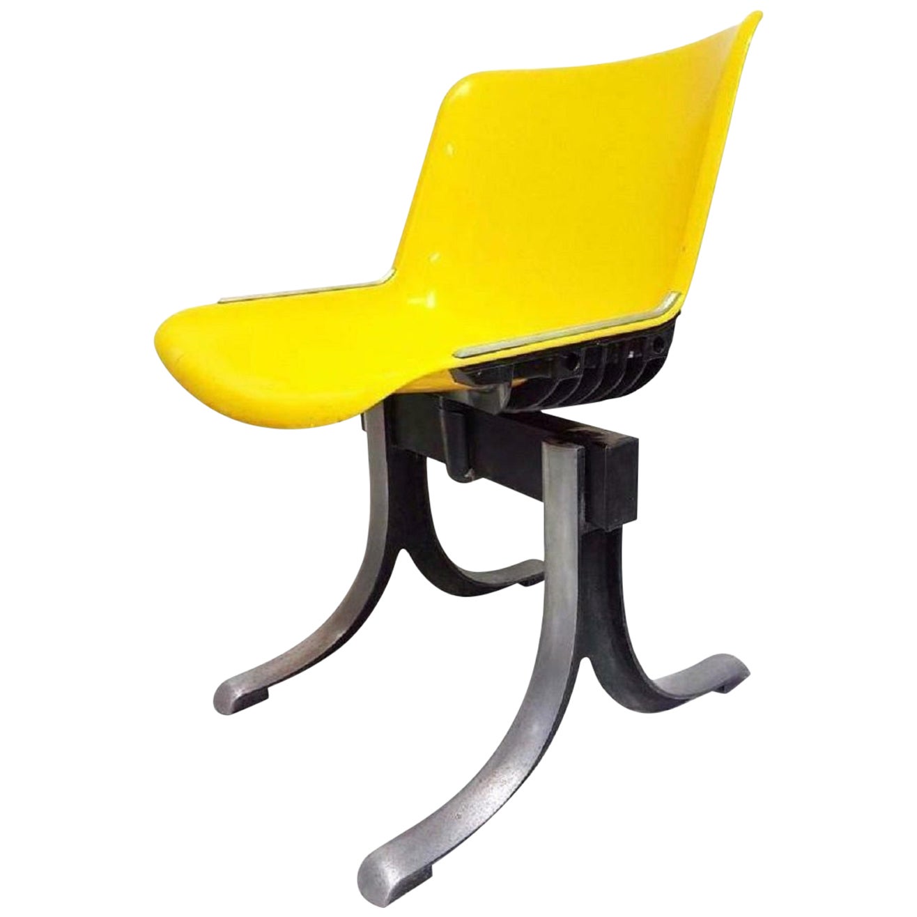 Chair "Modus" Tecno Design Ovaldo Borsani Eugenio Gerli, 1970s Rare Version For Sale