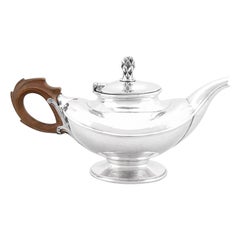 Antique Sterling Silver Teapot by Omar Ramsden, 1931
