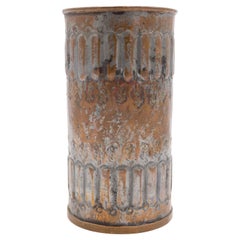 Vintage English Renaissance Silver Plate Copper Vase