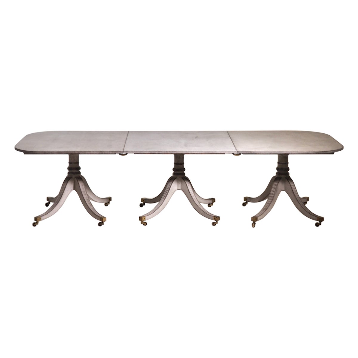 European Three-Pillar Table, 19th C. For Sale