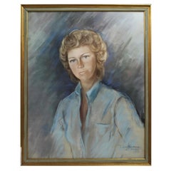 Portrait by Betsy Westendorp Brias Oil on Slate 1971
