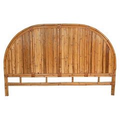 Vintage Rattan Bamboo King Size Headboard