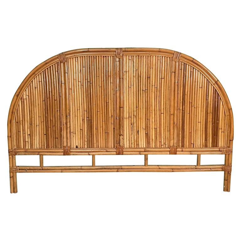 Rattan Bamboo King Size Headboard At, Wicker Headboard King Size Bed