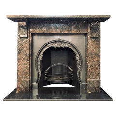 19th Century Victorian Ashburton Marble Fireplace Surround