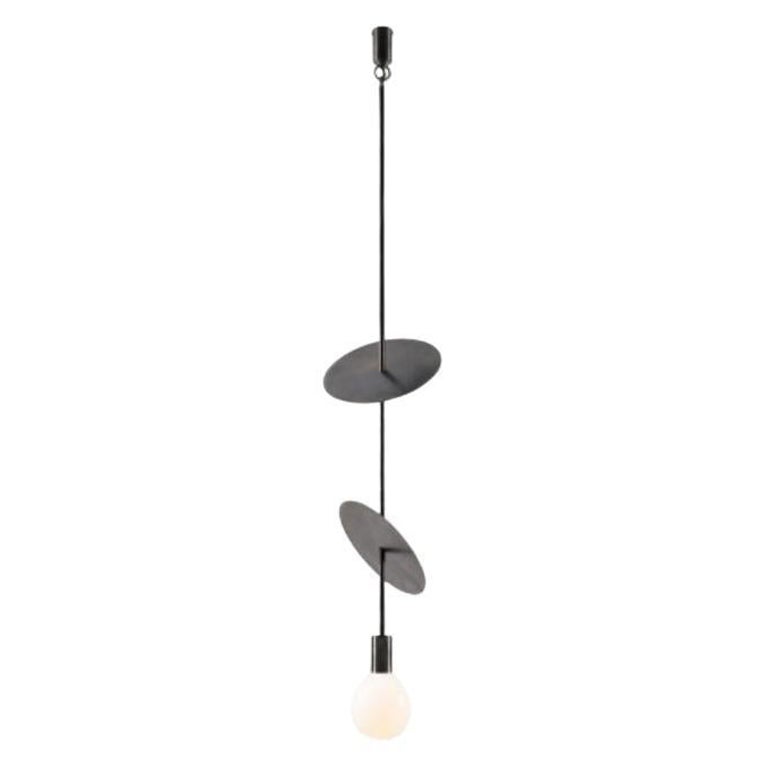 Double Flipside Solid Pendant Light by Volker Haug