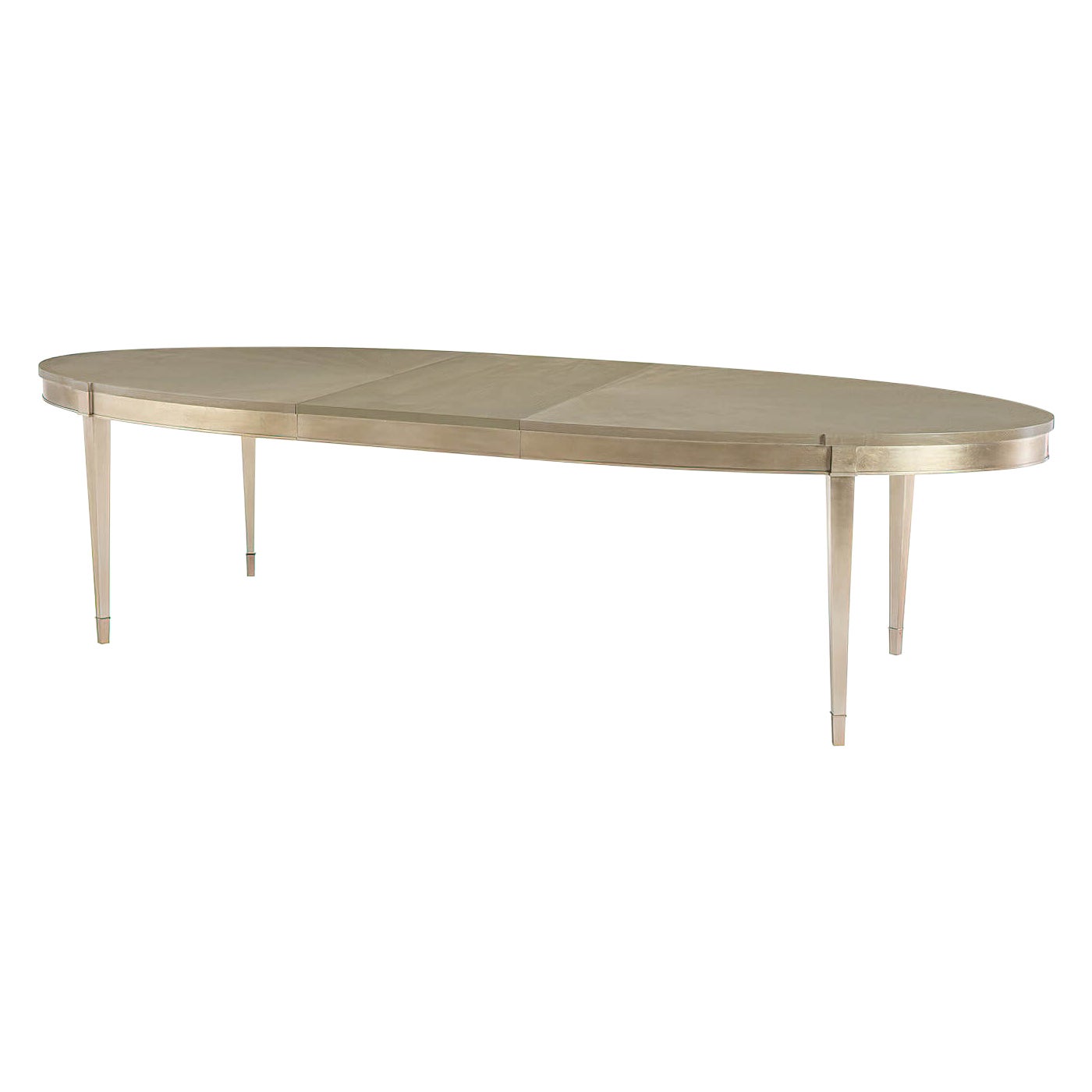 French Neoclassical Oval Extending Dining Table For Sale