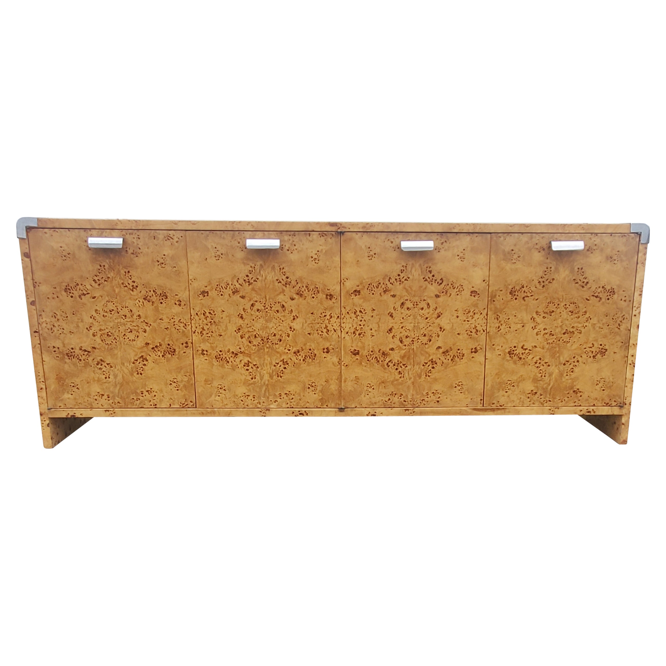 Leon Rosen Pace Collection Burl Wood Credenza