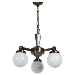 Antique Art Deco Chandelier, circa 1920's