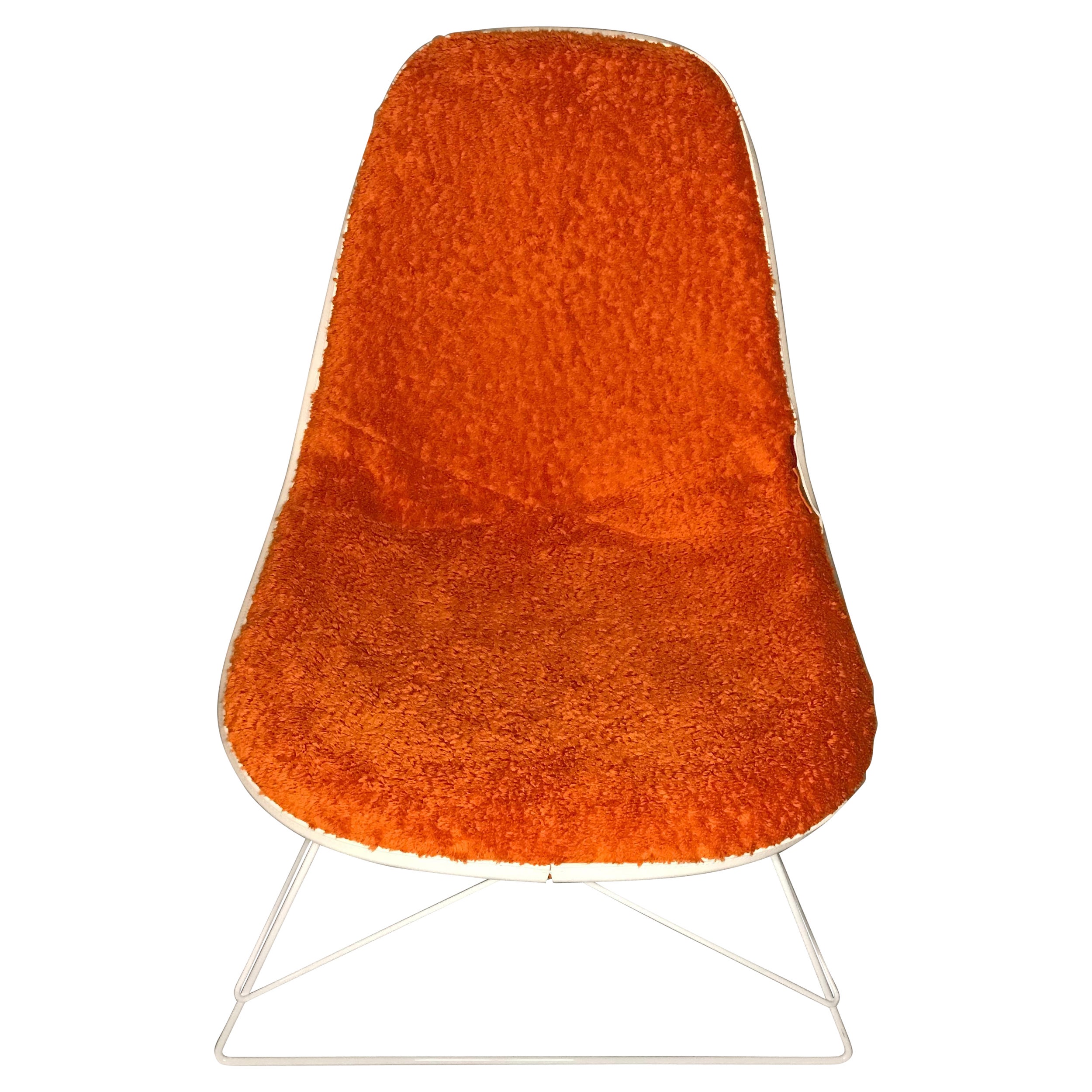 Eames Wire Chair with Leather Covering For Sale at 1stDibs leather eames dining chair, eames