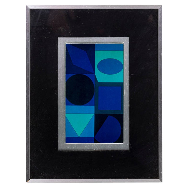 Victor Vasarely, Geometric Composition, 1970s