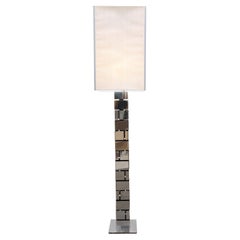 Lampada da terra cromata di Curtis Jere, anni '70