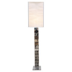 Chrome Floor Lamp by Curtis Jere, 1970s