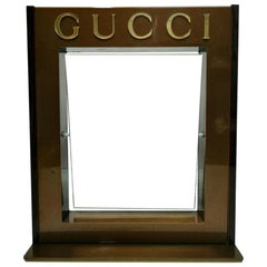 Used Table Mirror "Gucci" Original Dealer Shop