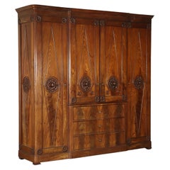 Used Wardrobe Bourbon Restoration Attributable to Henry Thomas Peters, Italy