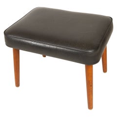 Vintage Danish Footstool, 1960s