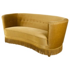 Danish Banana Sofa, 1940s