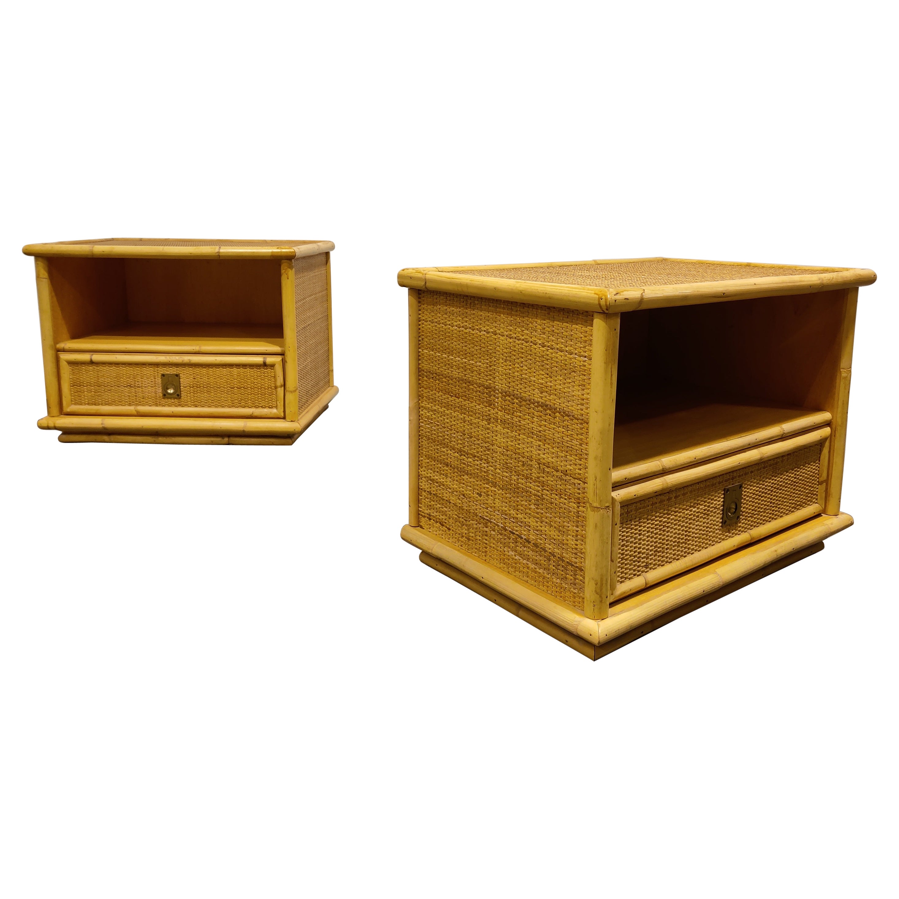 Pair of Bedside Night Stands by Dal Vera, 1960s