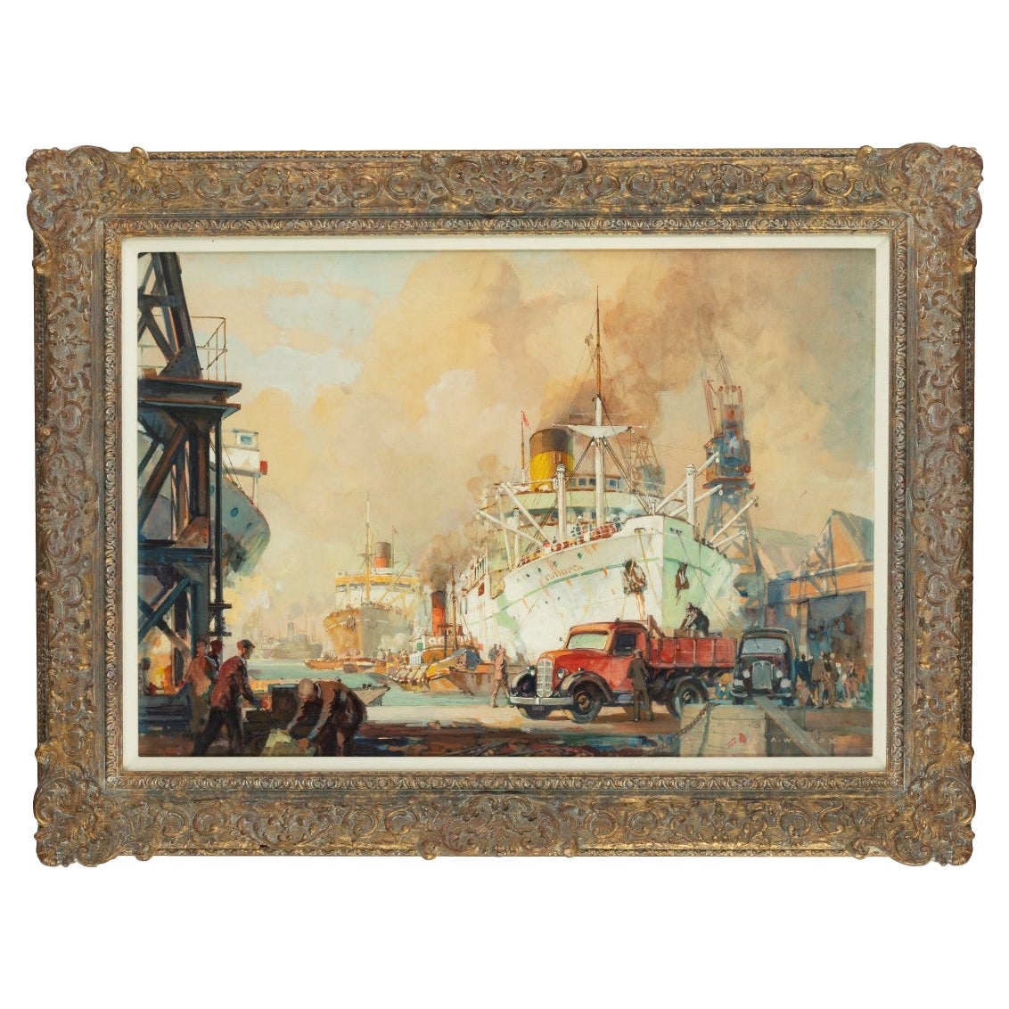 Lesley Arthur Wilcox ‘World Commerce’ For Sale