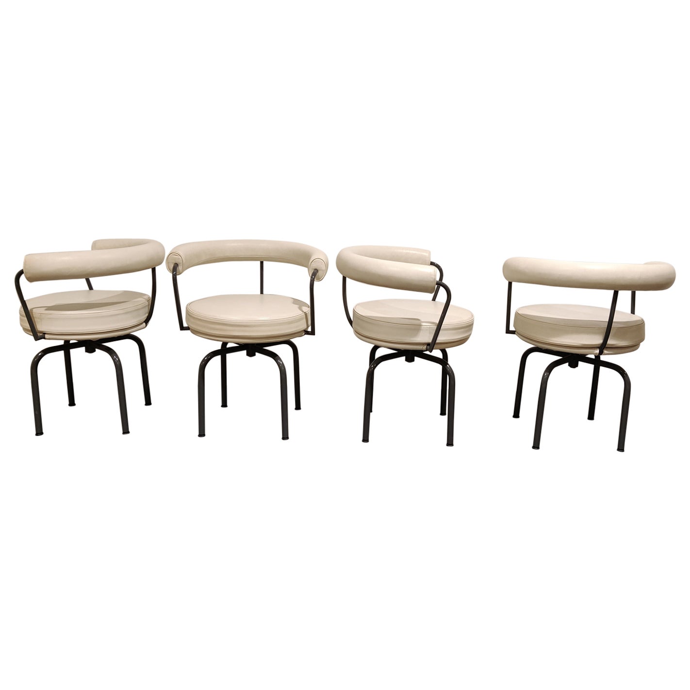 Vintage Corbusier LC7 Dining Chairs, 1970s