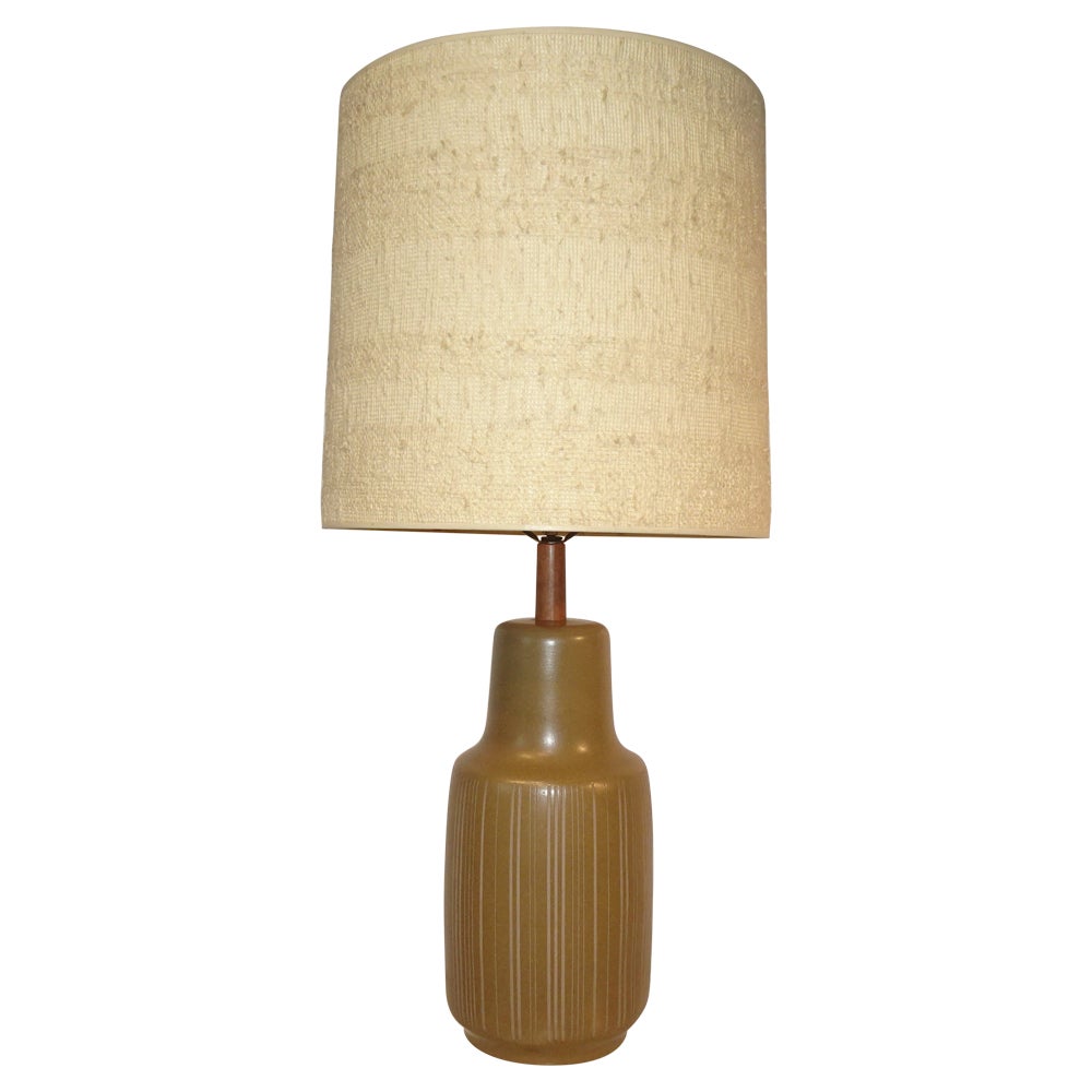 Martz Large Pottery Table Lamp for Marshall Studios