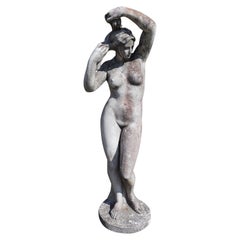 20th Century Italian Neoclassical Stone Garden Statue Venus, Goddess of Beauty