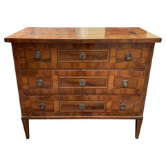 19th Century Italian Louis XVI Small Chest of Drawers