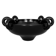 Black and White Ceramic Bowl, Modern Tableware Decor Bowls for Luxurious Table