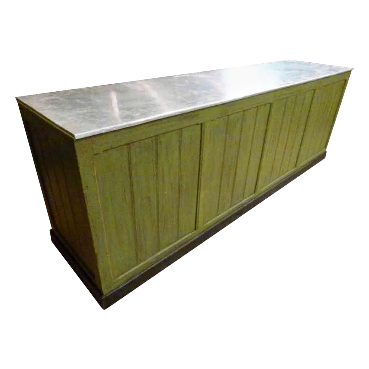 Large 20th Century Wooden Store Counter