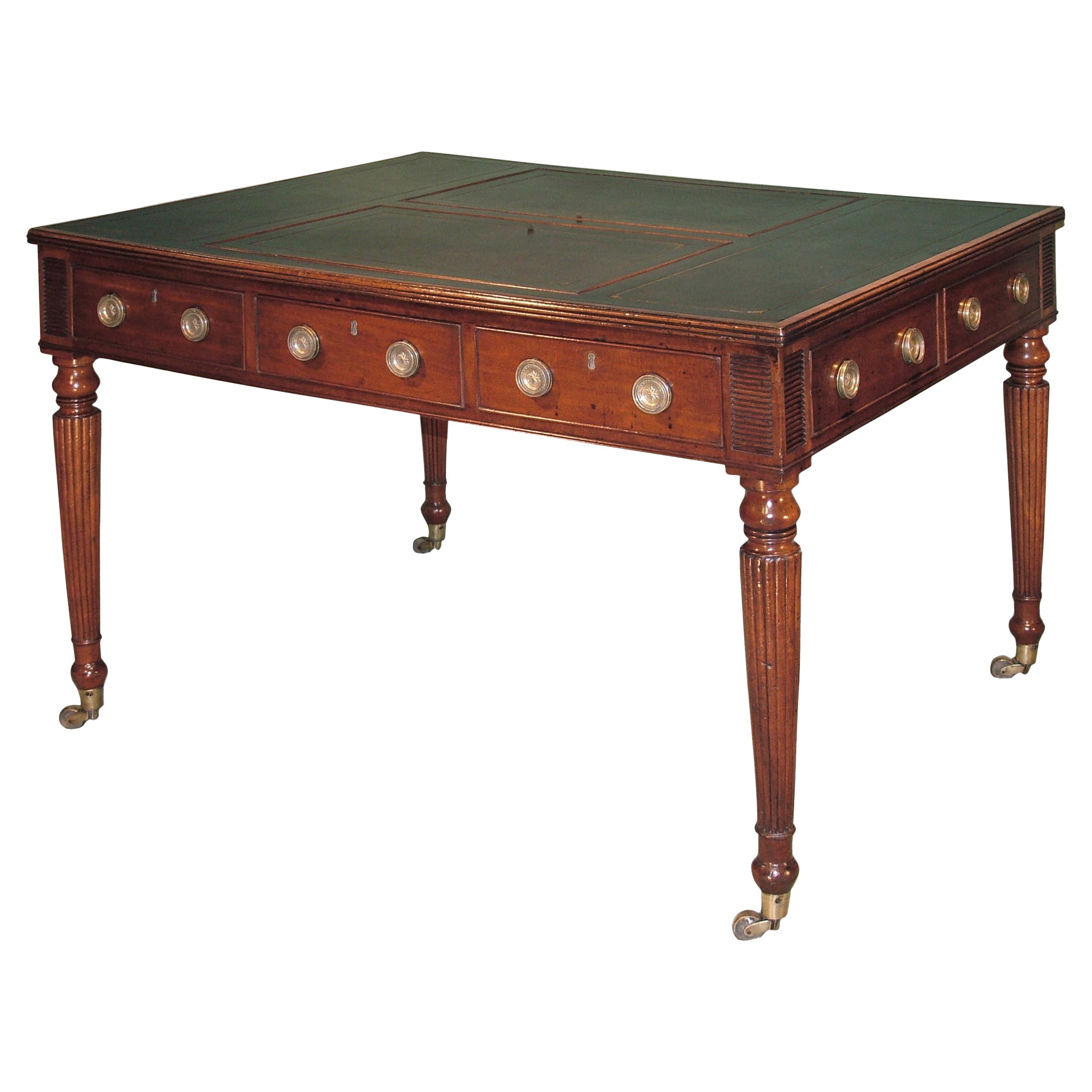 19th Century Regency period Gillows Mahogany Writing Table For Sale