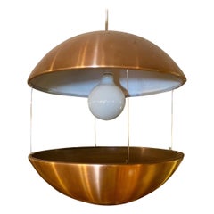 Mid-Century Modern Lighted Planter Pendant by Lyskaer, 1970s, Denmark