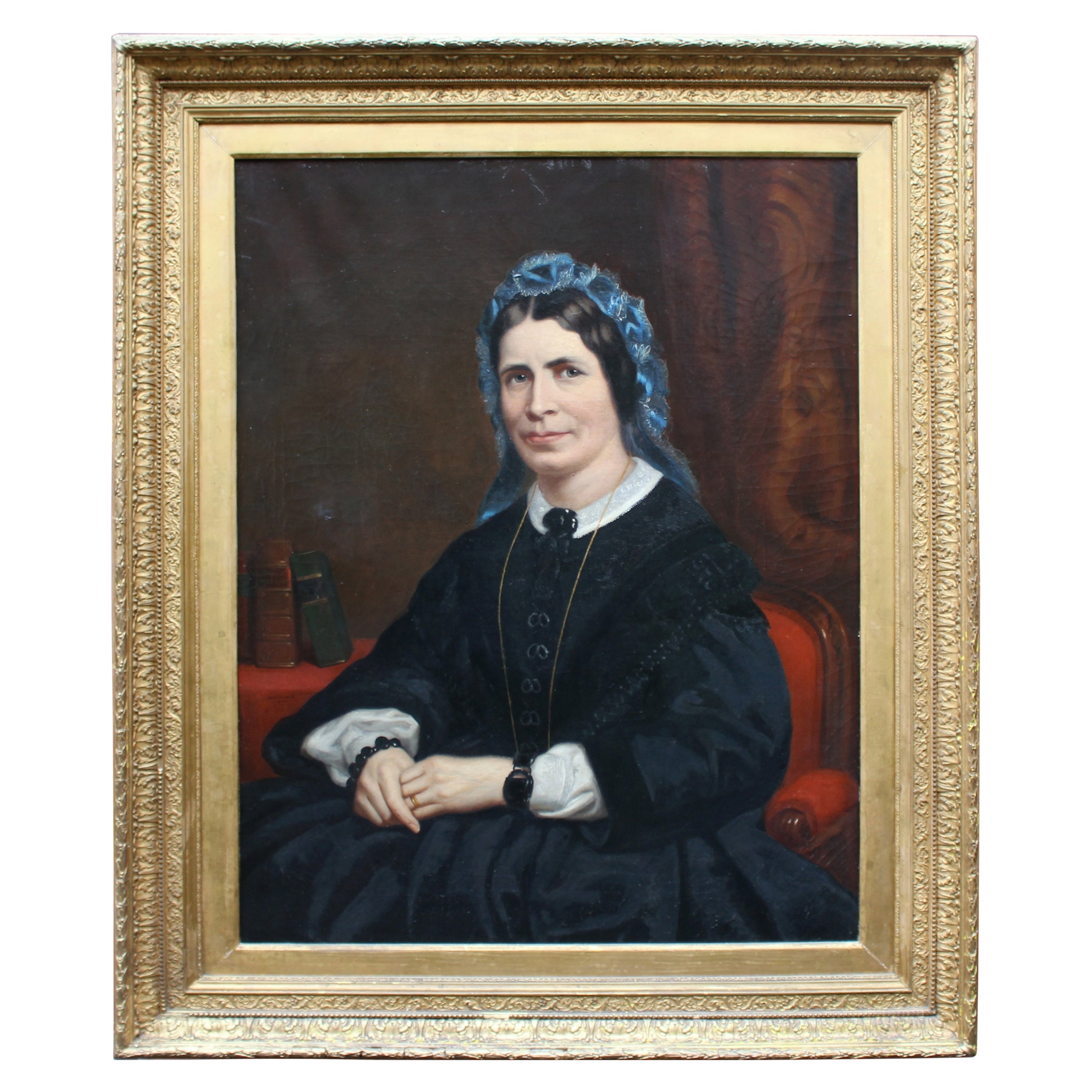 Mid Victorian Portrait of a Lady by W.R.Waters, 1877