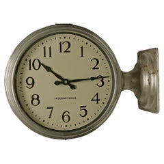 Antique International Rail Station Clock