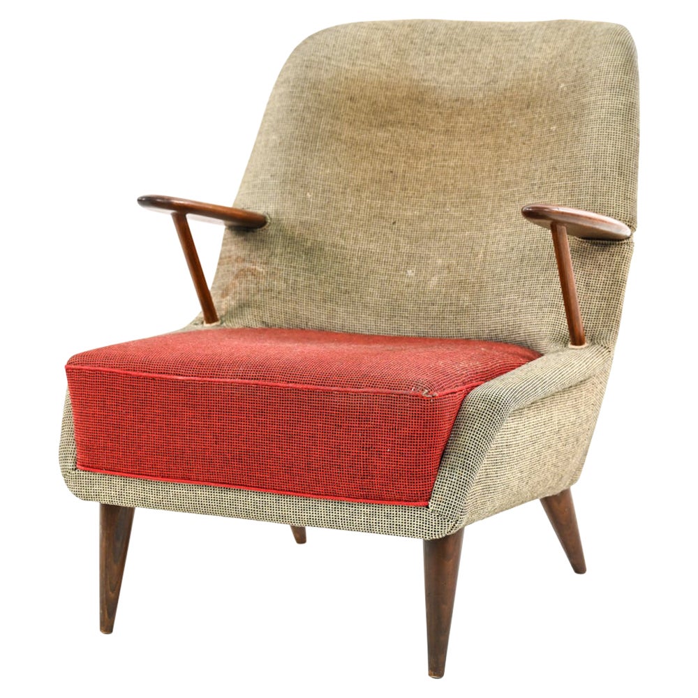 Danish Mid-Century Hans Olsen Style Easy Chair