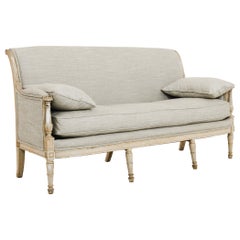 Louis XVI Style Antique Upholstered Sofa