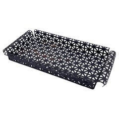 Midcentury Perforated Metal Letter Holder Catch It All