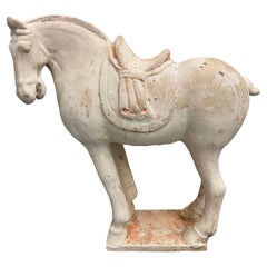 Antique Tang Style Pottery Horse