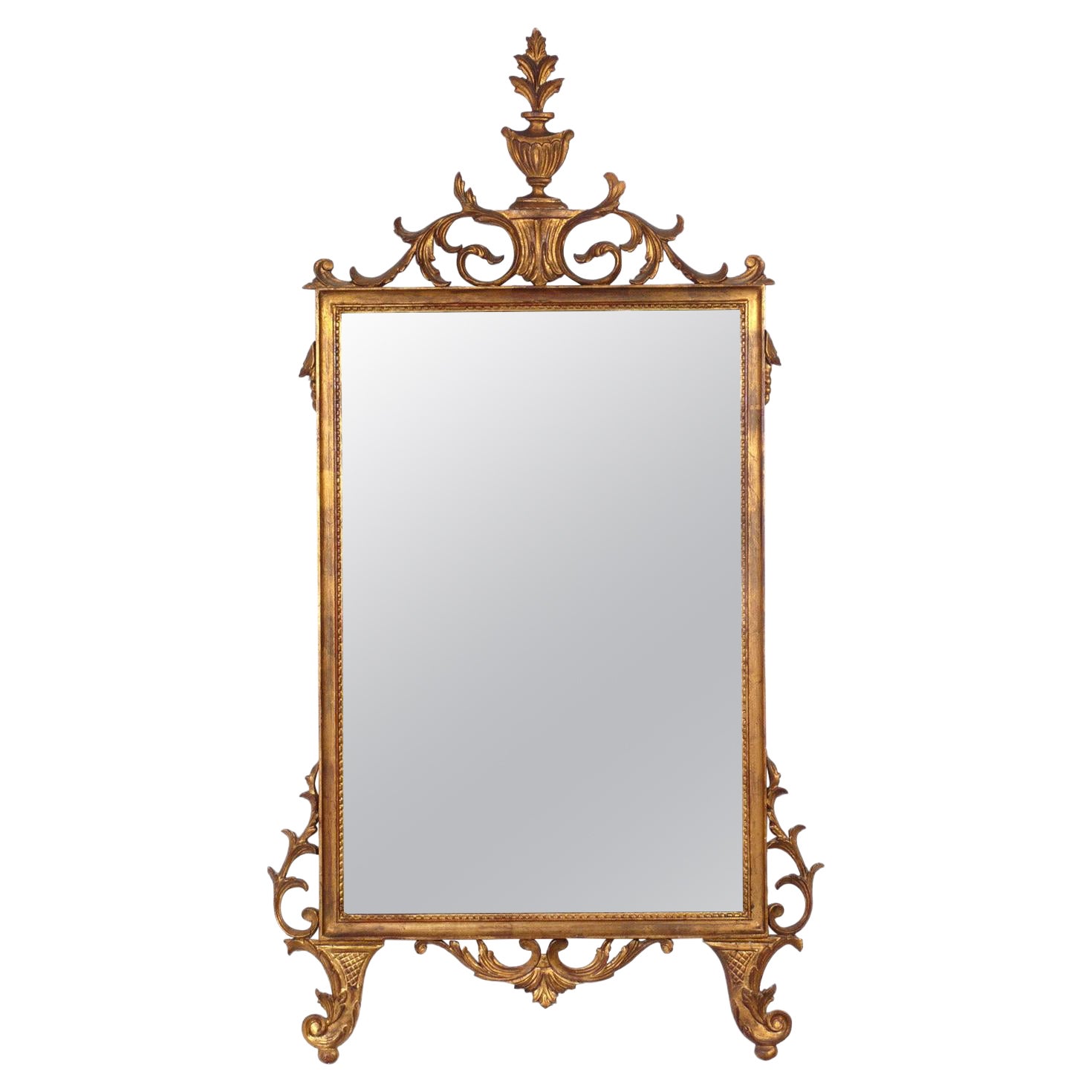 Ornate Gilt Mirror For Sale