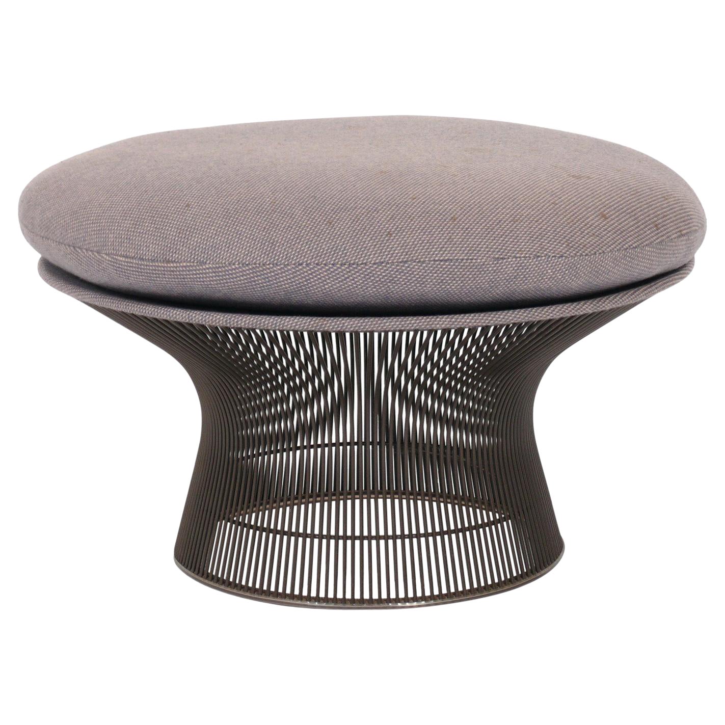 Warren Platner for Knoll Stool or Ottoman in Bronze Finish