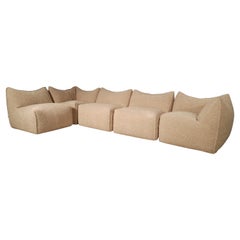 Le Bambole Bouclé Sectional Sofa by Mario Bellni for B&B Italia, 1970s