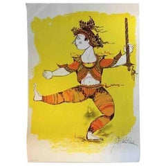 Bjorn Wiinblad Print of Dancer