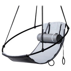 Grey Outdoor Hanging Swing Seat, Vegan and Eco Friendly