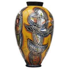 Lene Regius Colossal Stoneware Vase, One of a Kind