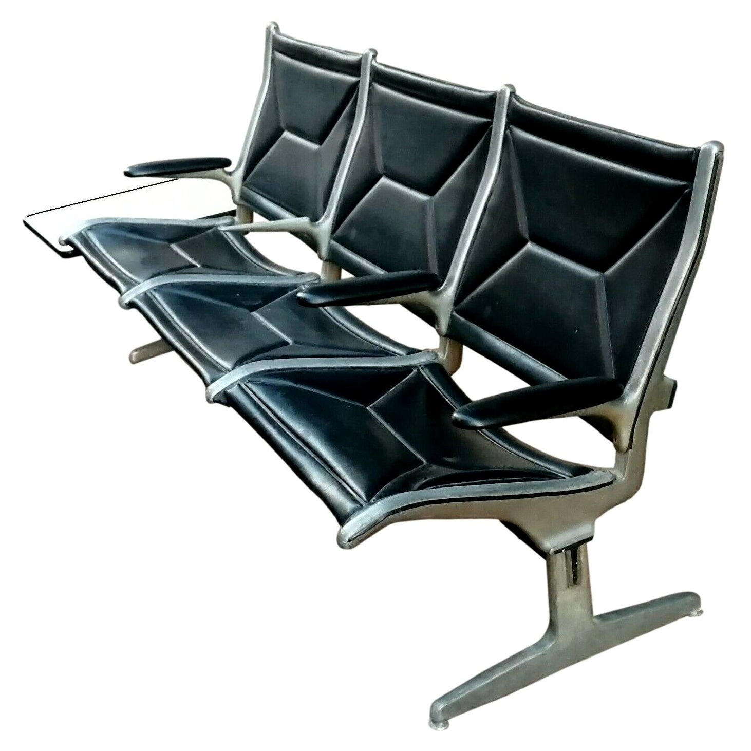 Sofa "Tandem" 3 Seater Design Charles Eames for Herman Miller 60s
