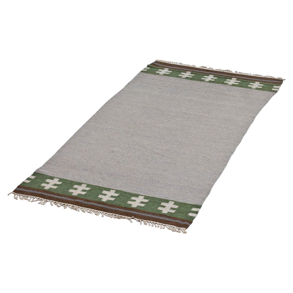 Swedish Rölakan Flat-Weave Rug